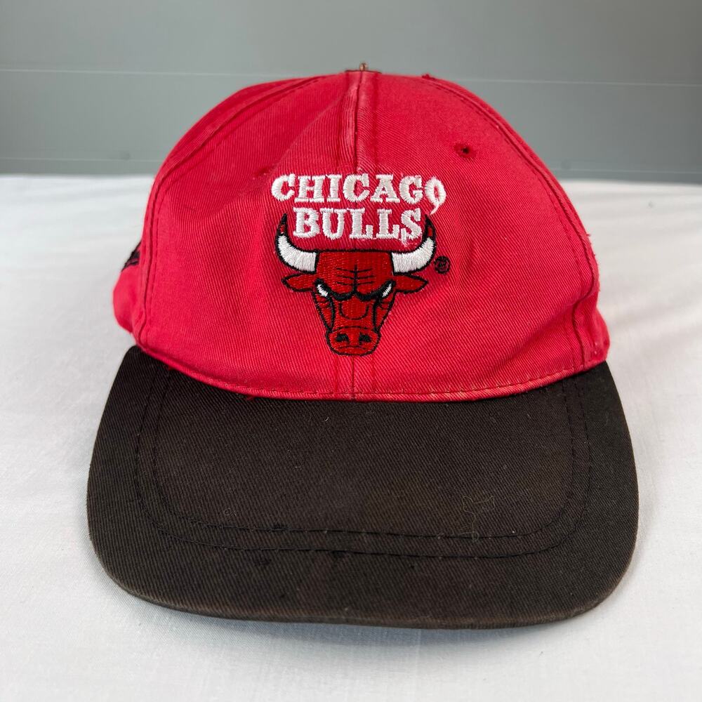 Chicago Bulls Mighty Mac NBA Vintage Toddler sz 2-4T Snapback Hat embroidered